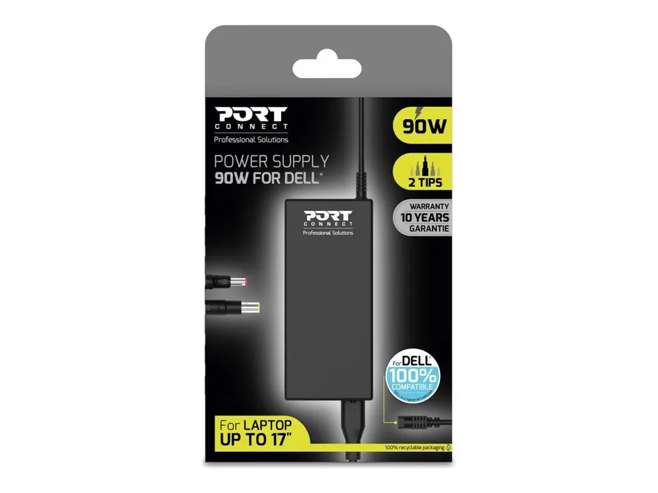 port-designs-port-connect-alimentation-pc-portable-dell-90w-prise-uk image 1