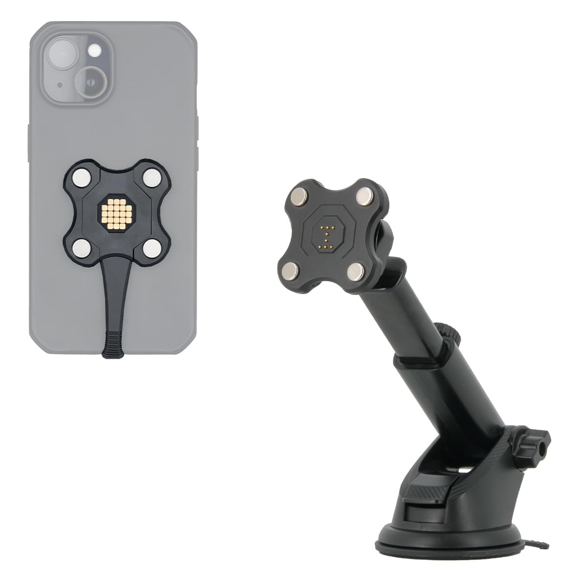 mobilis-energia-mobile-dongle-pogo-pin-usb-c-support-ventouse-pare-brise-65w image 1