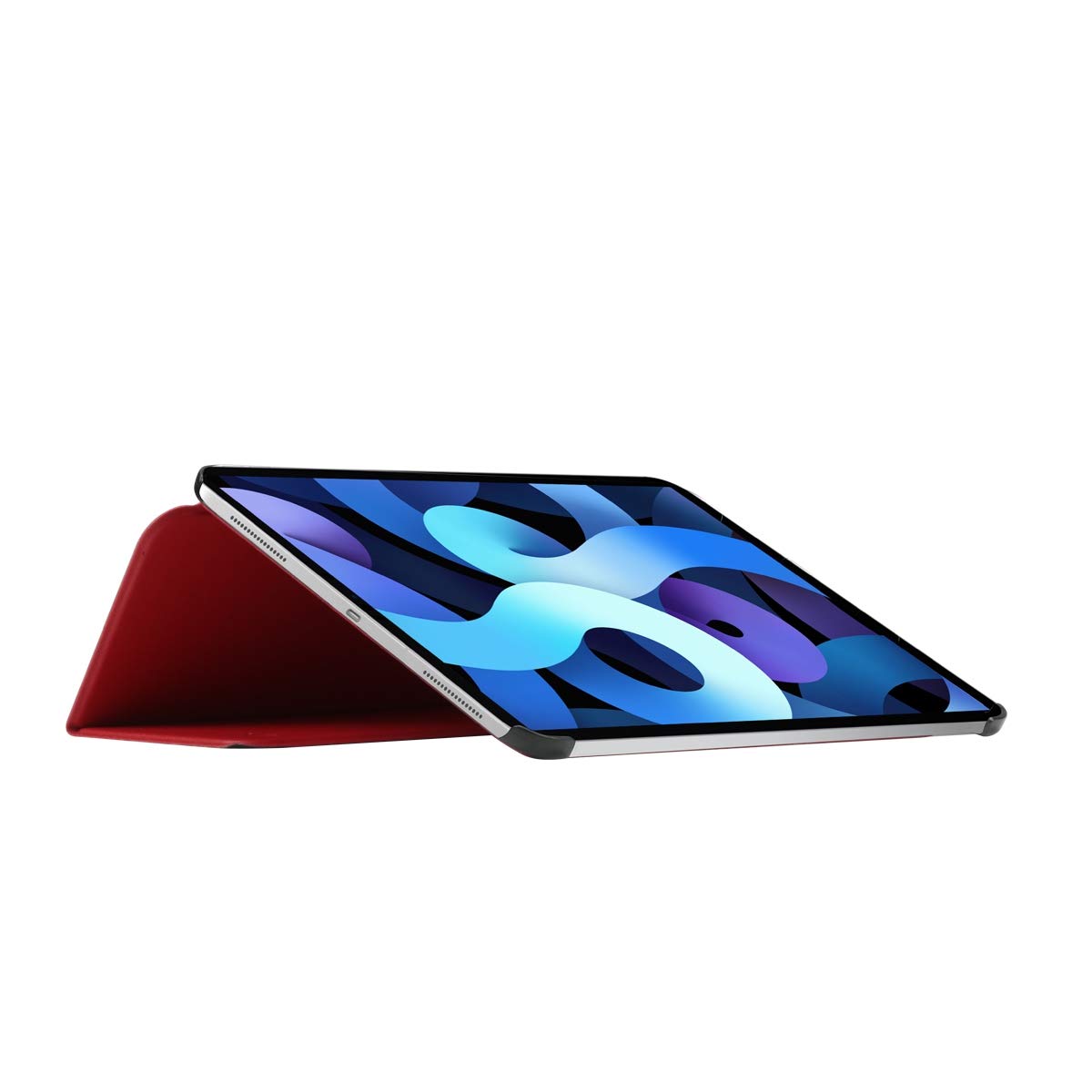 mobilis-folio-coque-ipad-air-10-9-2022-2020-rouge-support image 2