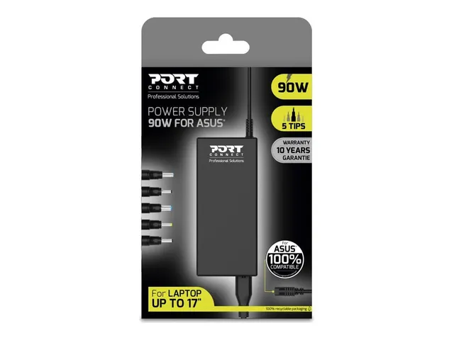 port-designs-port-connect-alimentation-pc-90w-pour-asus-prise-eu image 1