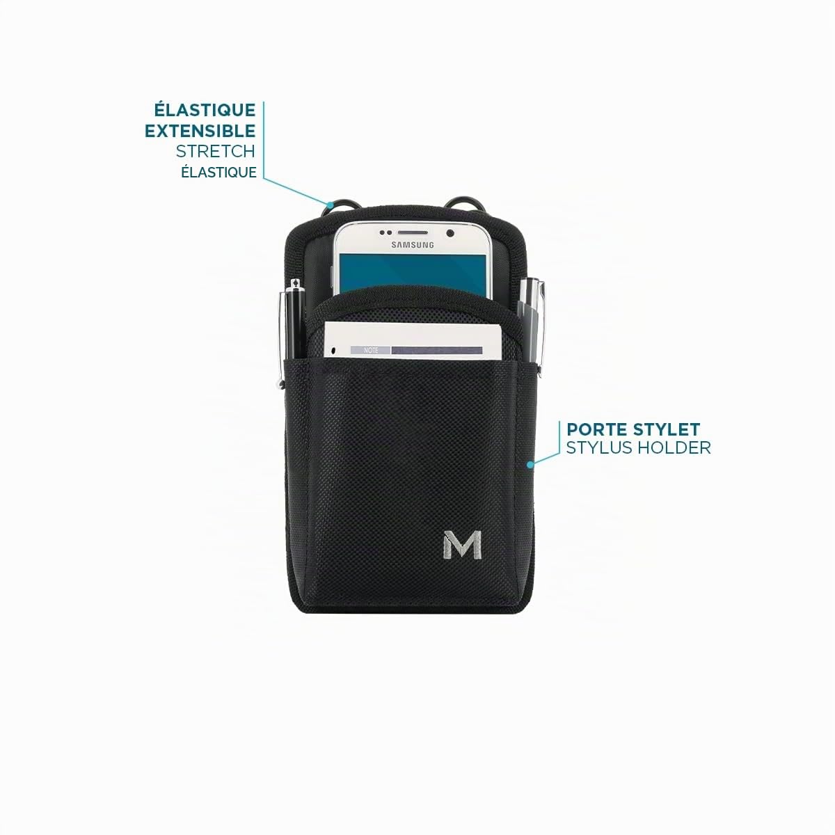mobilis-protech-holster-tui-tablette-6-7-pouces-avec-ceinture-noir image 2