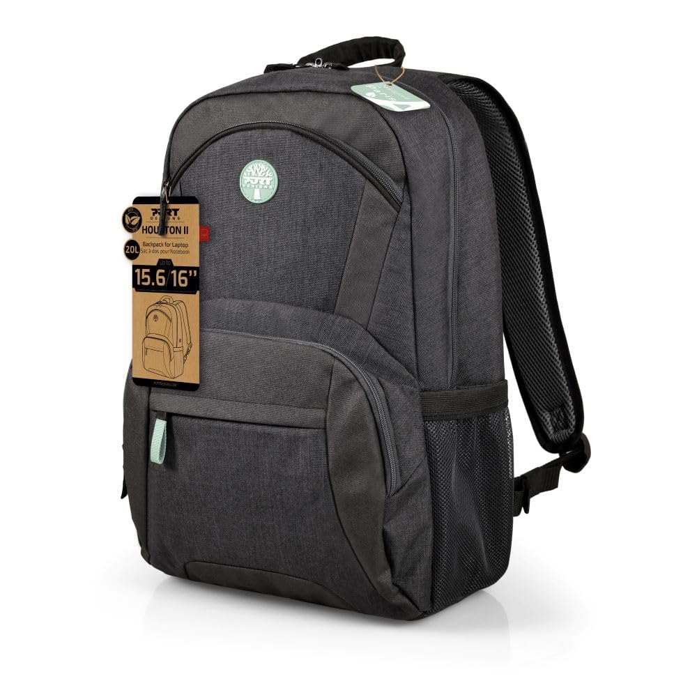 port-designs-houston-19-litres-15-6-pouces-sac-dos-pc-noir image 2