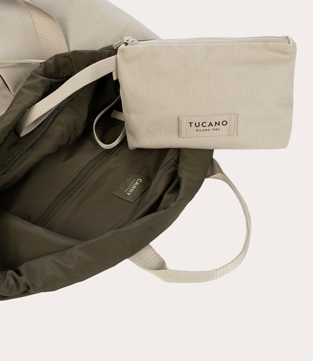 tucano-carry-vertical-large-sac-week-end-toile-21-litres-pochette image 6