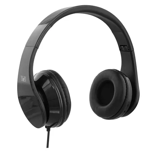 t-nb-stream-casque-filaire-jack-3-5-mm-noir-pliable image 1