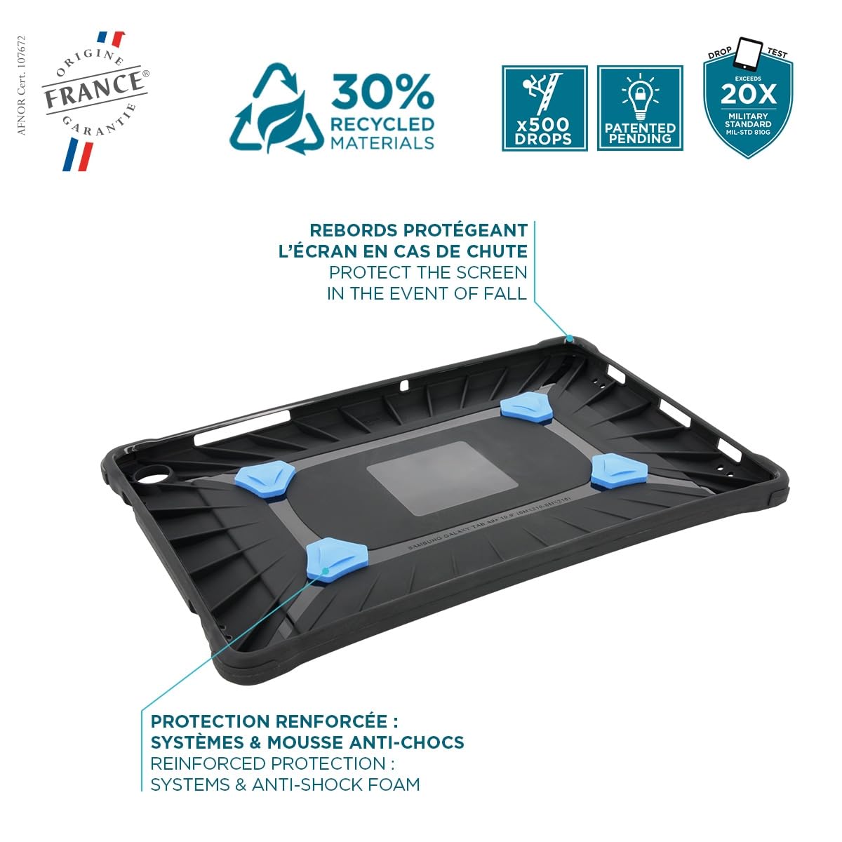 mobilis-protech-coque-renforc-e-galaxy-tab-a9-11-sm-x210-sm-x216-avec-tr-pied-et image 3