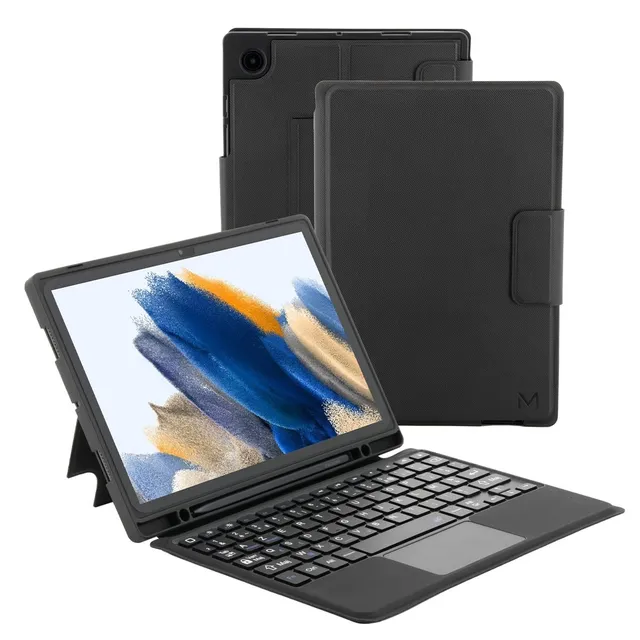 mobilis-coque-clavier-galaxy-tab-a8-10-5-azerty-touchpad-noir image 1