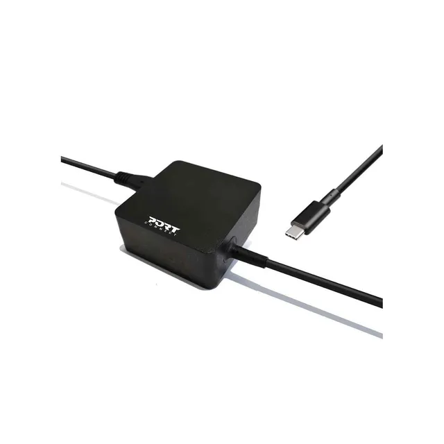 port-connect-alimentation-45w-usb-c-pour-pc-et-smartphone-5v-usb-type-c-prise-uk image 1